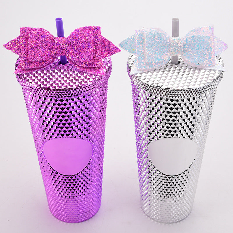 1550pcs Hot sale reusable bow straw topper for cup decoration glitter reusable bow topper for straw