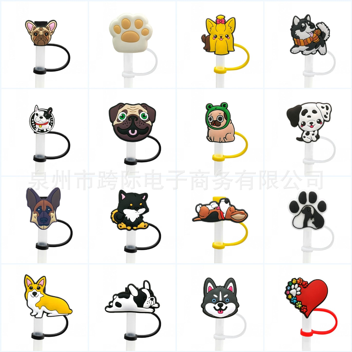 Cute Silicone Shoes Straw Cap Cover Straw Toppers-930pcs