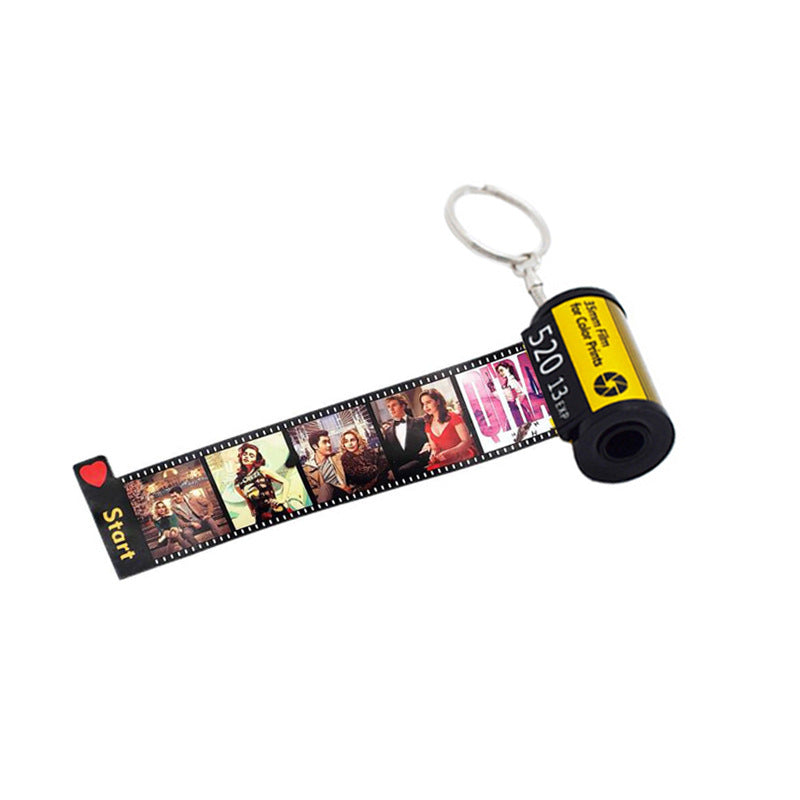 Film keychain PET plastic blank double-sided printing sublimation film keychain