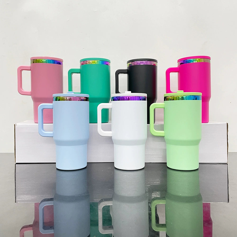 USA RTS 20oz Rainbow Quencher Tumblers with Leak Proof Lids 25pcs For Laser Engraving-25pcs