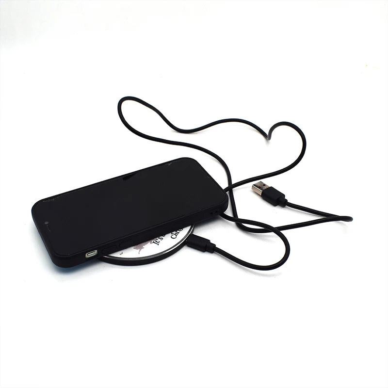 Sublimation Mobile phone wireless charger 15W & 138pcs A6 wraps-by air