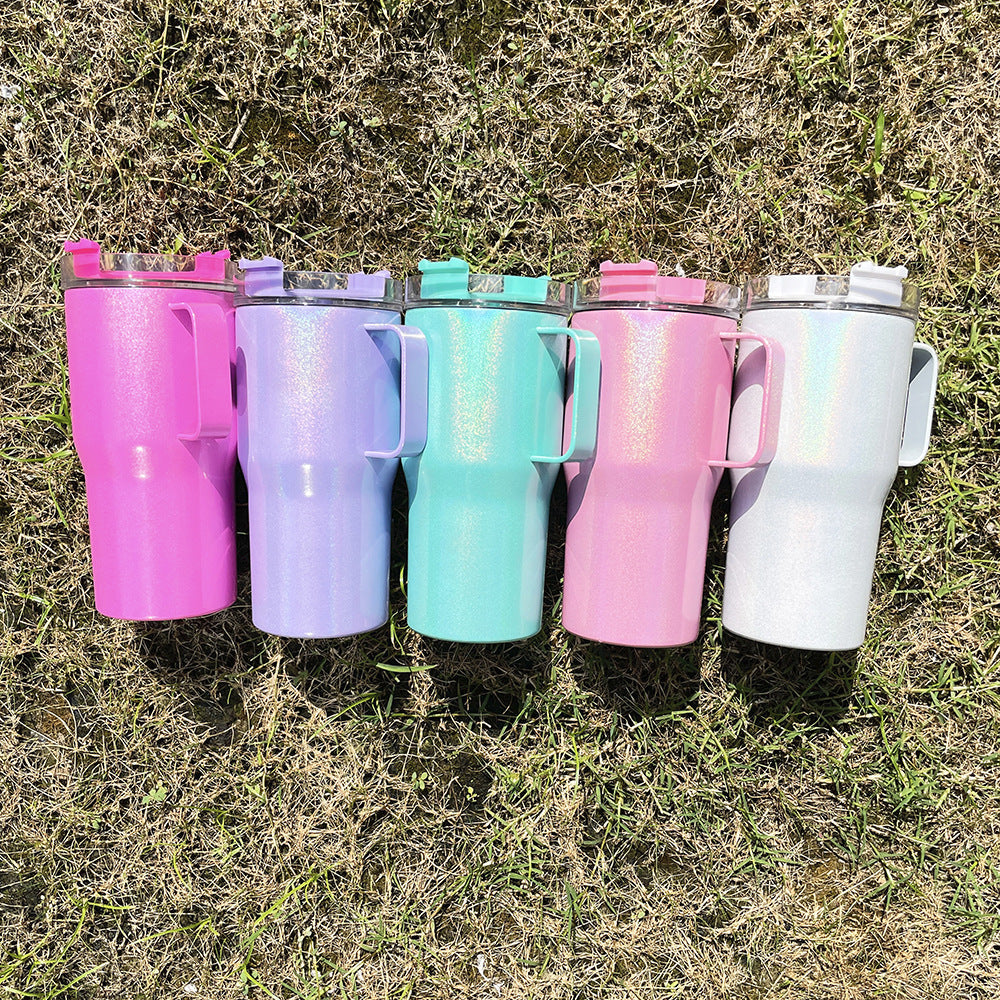 20oz blank sublimation shimmer Kids/Adult Sparkly Stanley-25pcs