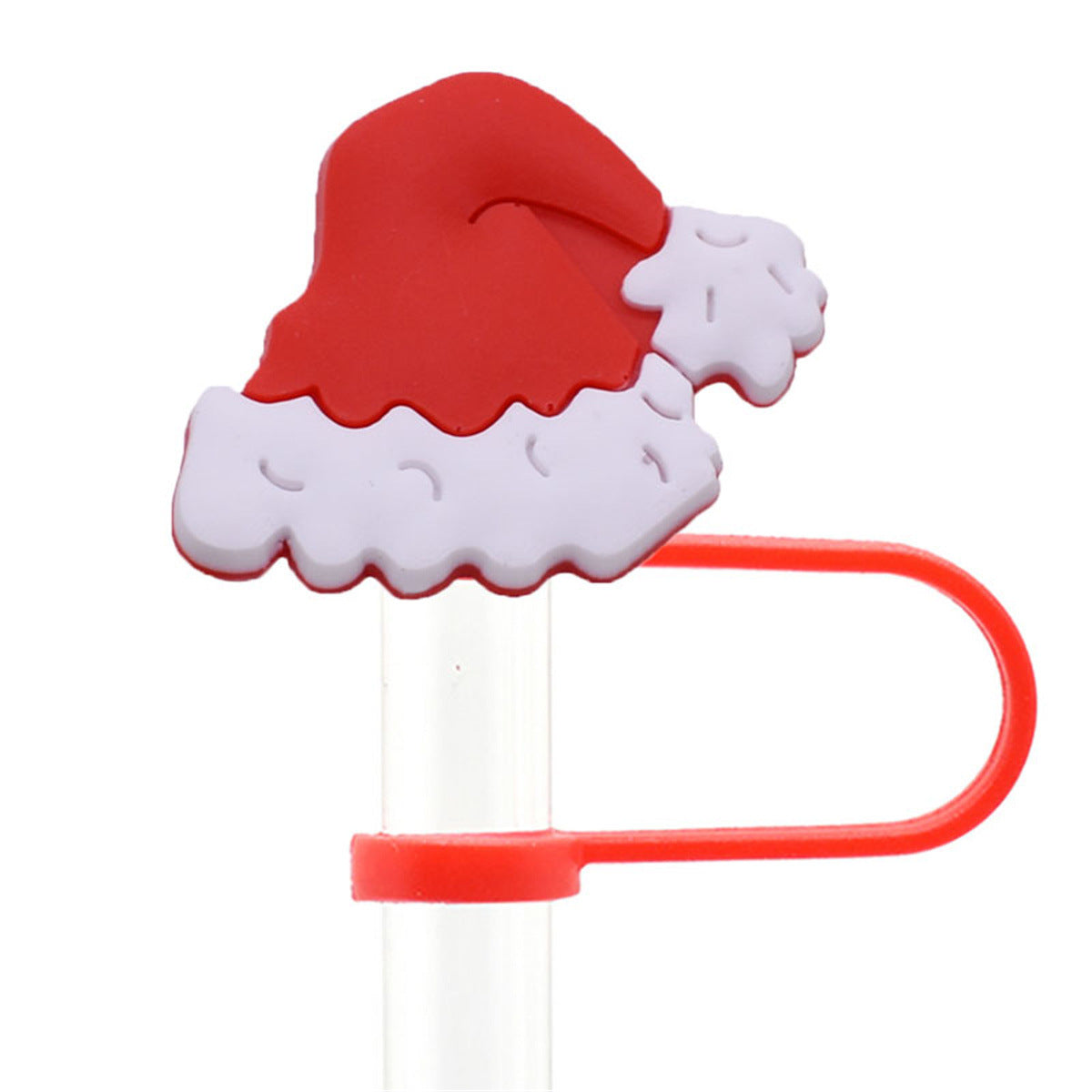 Christmas Silicone Straw Charms Toppers For Tumblers Dustproof 40oz Tumbler Straw Cover Topper