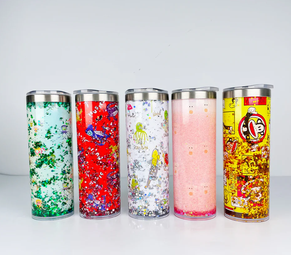 20oz snow globe Stainless Steel blank sublimation tumblers-25pcs