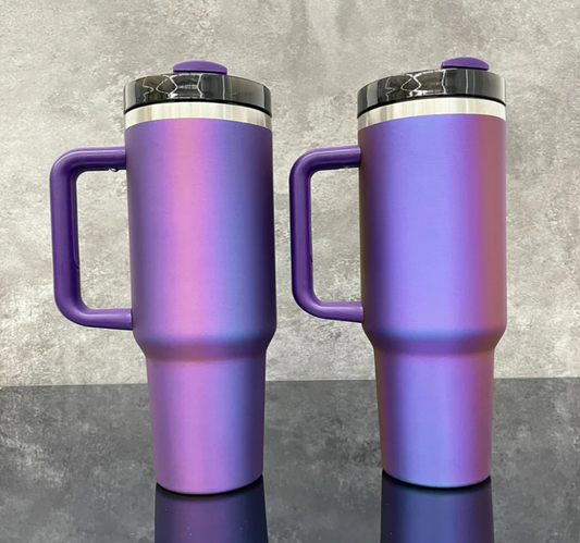 40oz Chroma Prism style Quencher Trek Tumbler - 20pcs