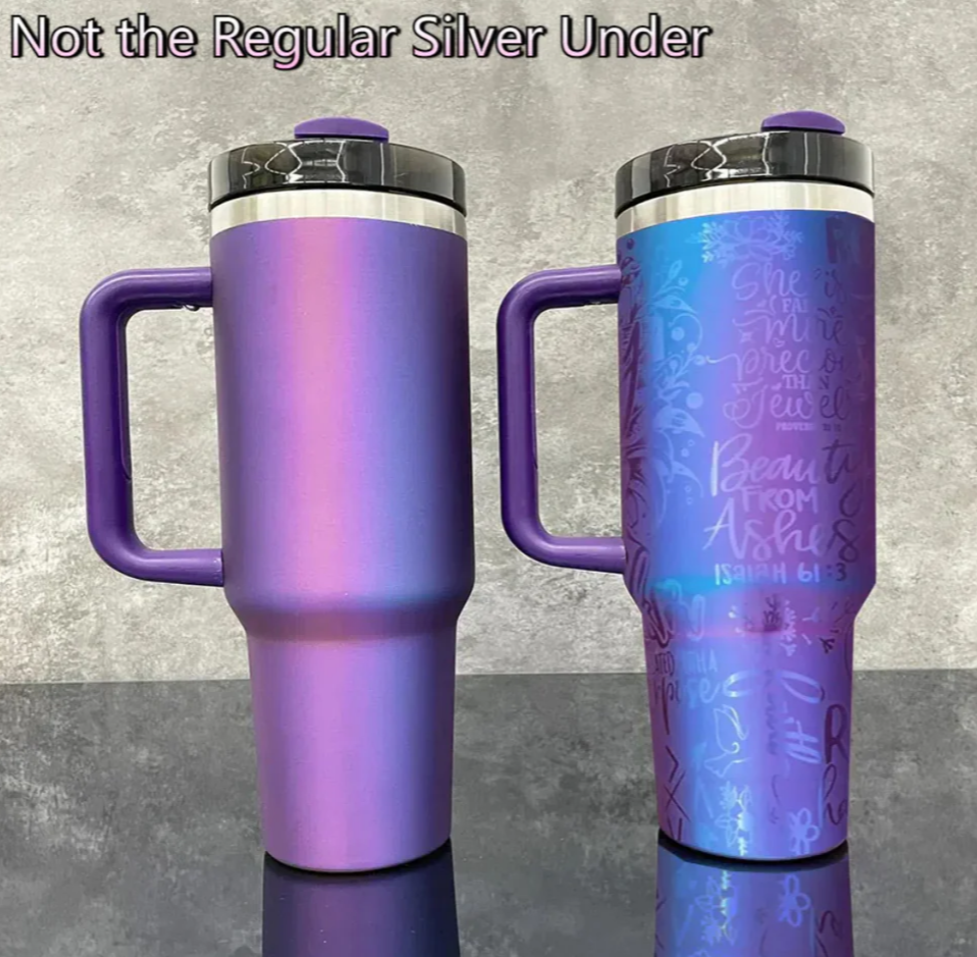 40oz Chroma Prism style Quencher Trek Tumbler - 20pcs