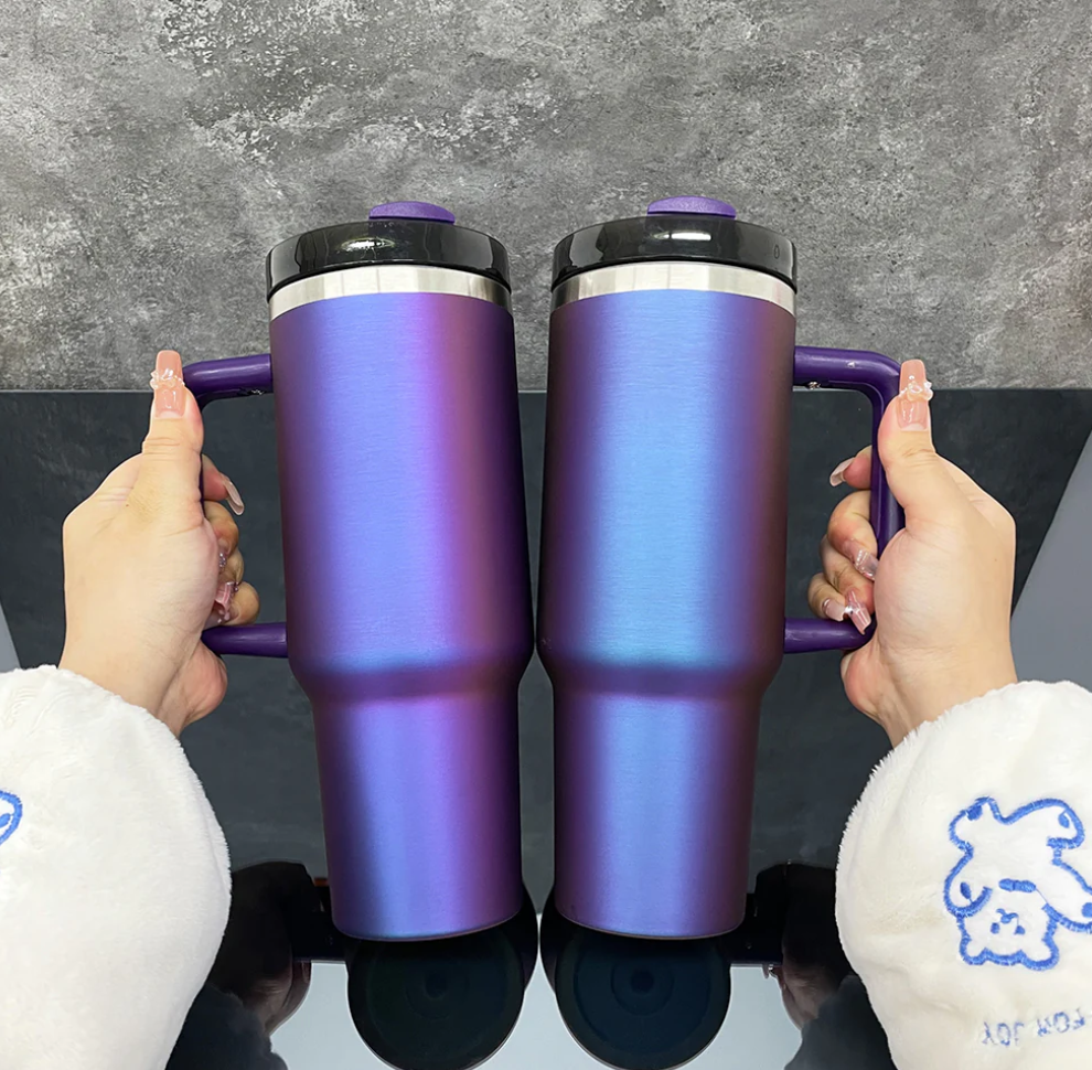 40oz Chroma Prism style Quencher Trek Tumbler - 20pcs