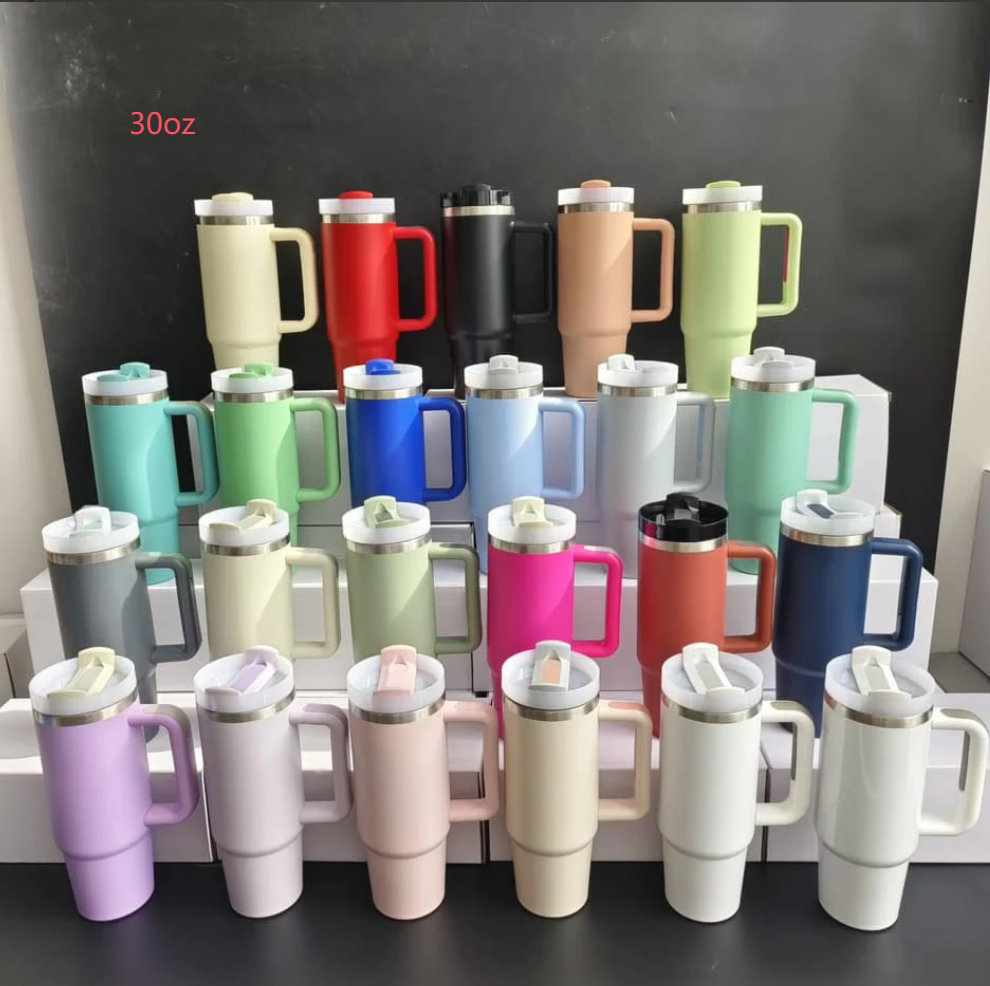 30oz / 40oz H2.0  Powder Coat Travel Tumblers Tumbler-25pcs / 20pcs