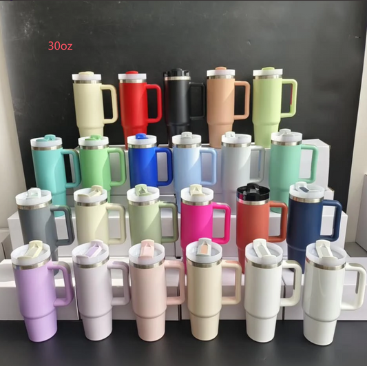 30oz H2.0  Powder Coat Travel Tumblers Tumbler-100pcs