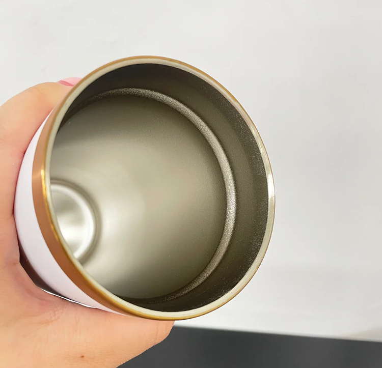 USA RTS 20oz Copper Powder Coat Coffee Mugs with Magnetic Slide Lids  For Laser Engraving-25pcs
