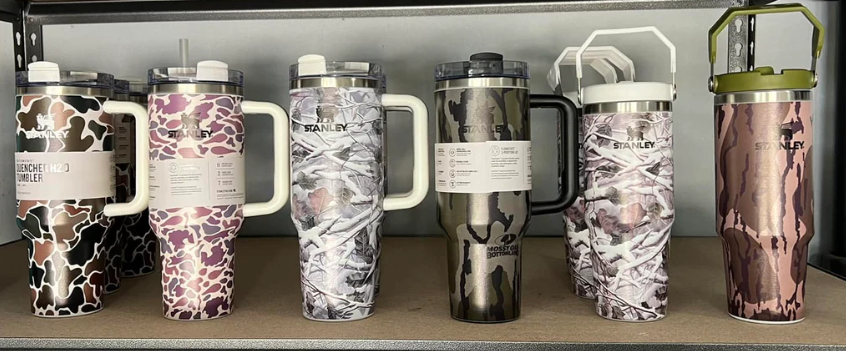 30oz/40oz H2.0 Modern Camo Southern Tumblers Stainless Steel Quencher Tumblers