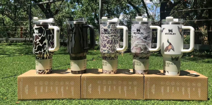 30oz/40oz H2.0 Modern Camo Southern Tumblers Stainless Steel Quencher Tumblers