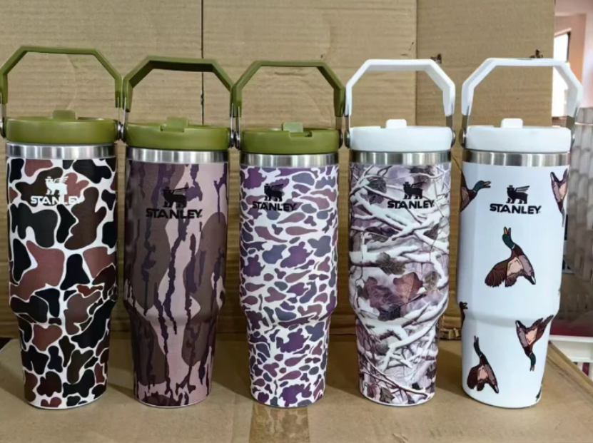 30oz/40oz H2.0 Modern Camo Southern Tumblers Stainless Steel Quencher Tumblers