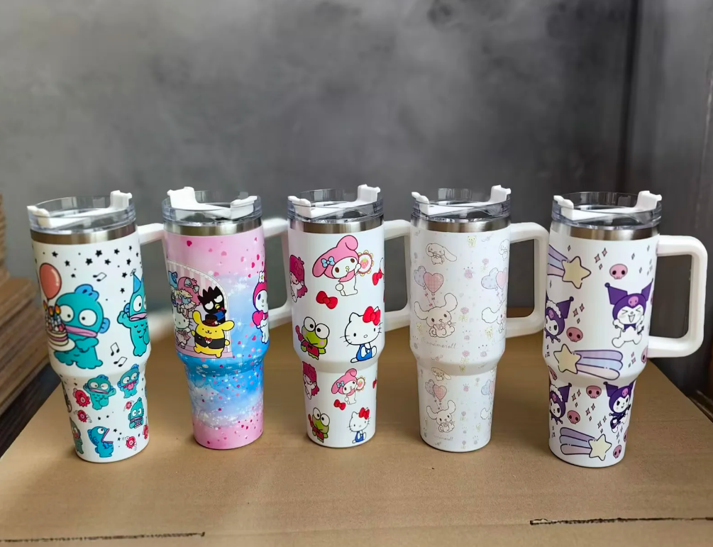 20oz / 30oz Cartoon Print Tumblers Stainless Steel Quencher Tumblers-50pcs