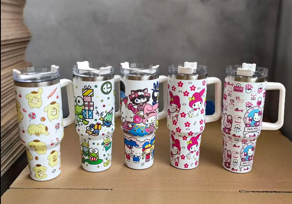 20oz / 30oz Cartoon Print Tumblers Stainless Steel Quencher Tumblers-50pcs
