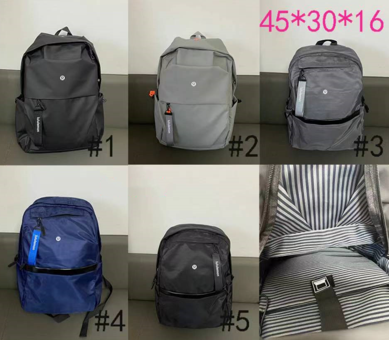 lulu backpack-40pcs