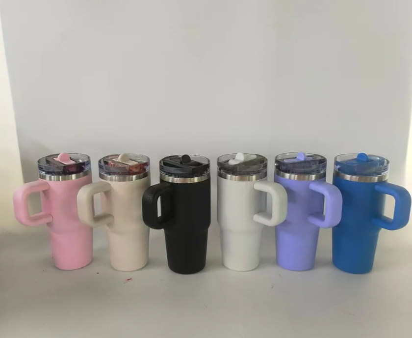 14oz Protour Lids Powder Coat Kids Quencher Tumblers For Laser Engraving-20pcs