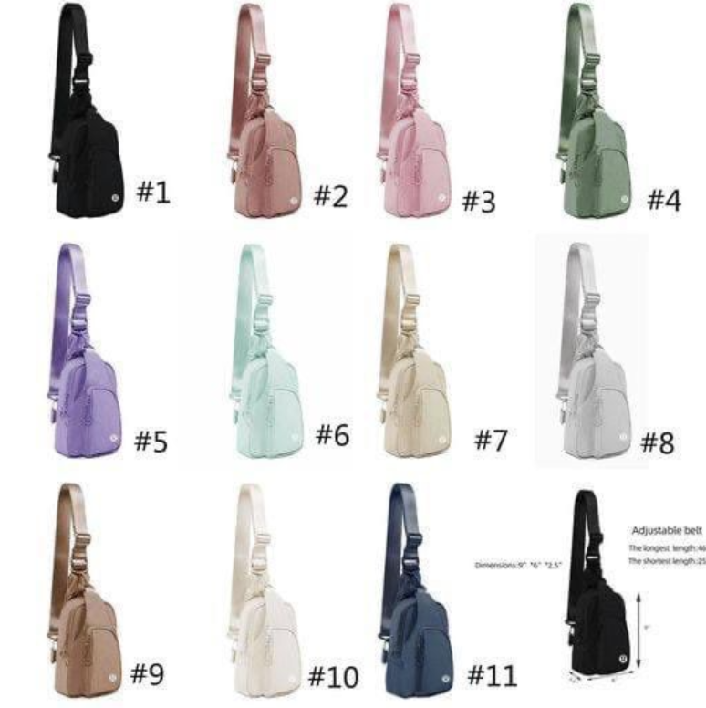50pcs lulu bags and 50pcs lulu keychain