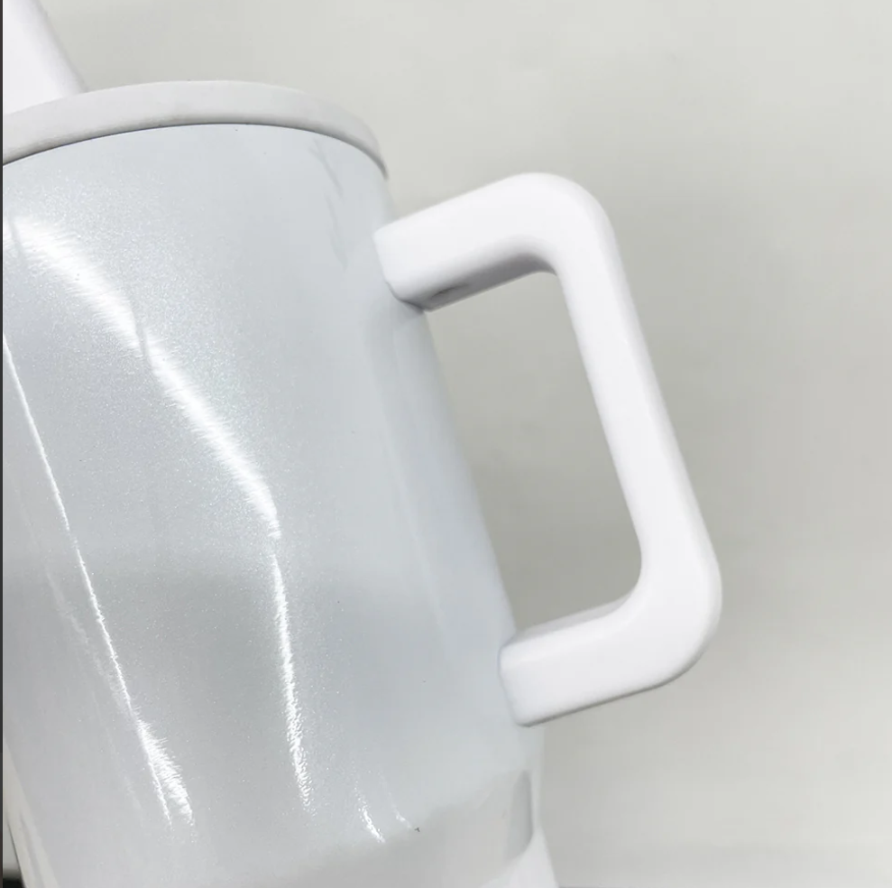 💚🎃20oz Leak Proof Straw Lids Glow in Dark White Blank Sublimation Kids Handle Tumblers -25pcs