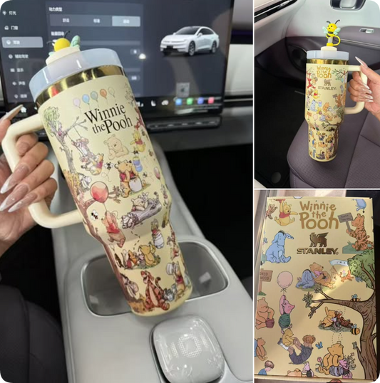 20pcs 40oz Insulated Stainless Steel Tumbler with Handle and Straw with gift box