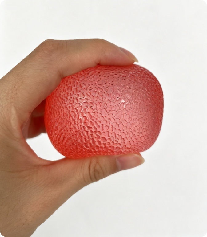 Wholesale Sensory Stress Relief Ball TPR Gumdrop Textured Maltose Squishies Candy Drop Squish Dome Fidget Toys Decompression Toy-72pcs