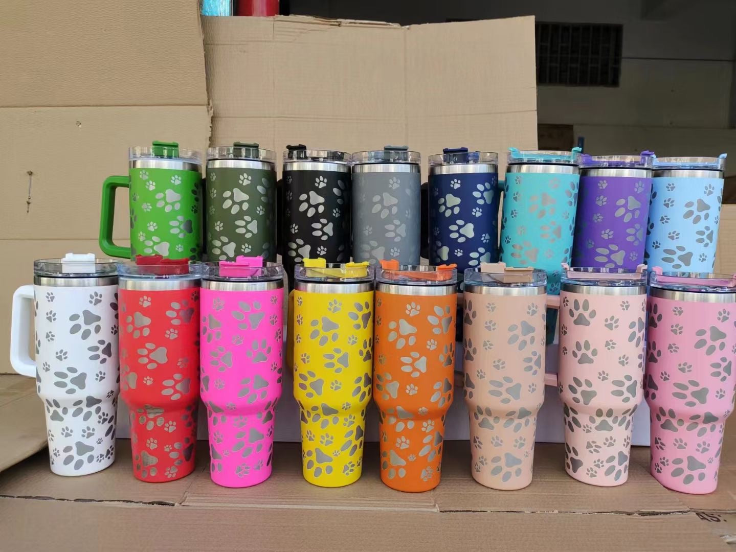 25pcs pack Hot selling 40oz western print tumblers