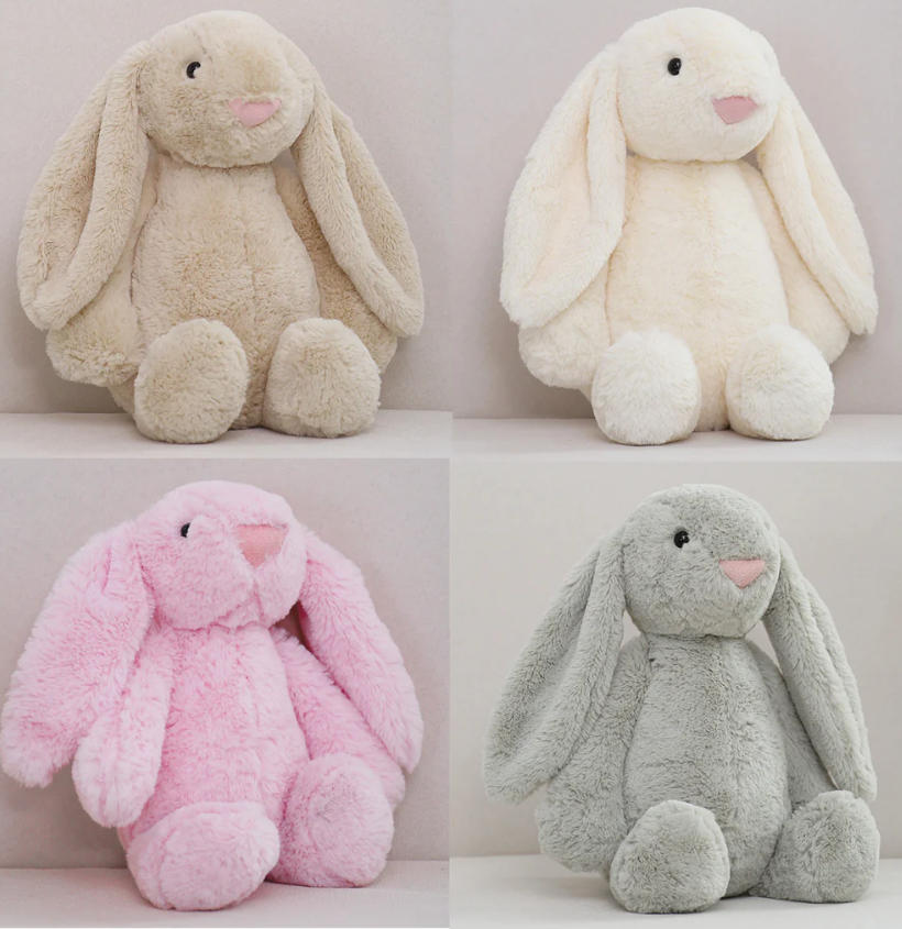 35cm Easter Plush Bunny Sublimation Heat Transfer Bunny Long Ear Plush Bunny Doll Sublimation Bunnies