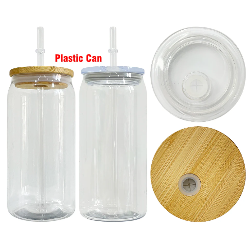 20oz Clear Jelly Color Acrylic Plastic Can Cup