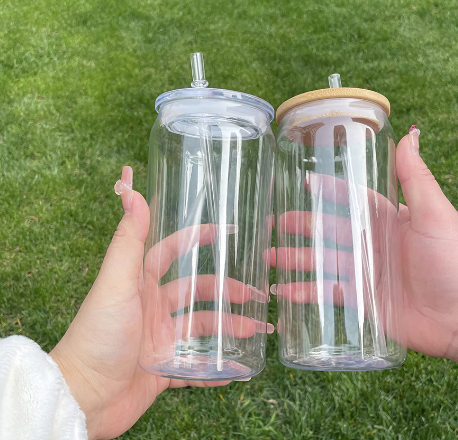 20oz Clear Jelly Color Acrylic Plastic Can Cup