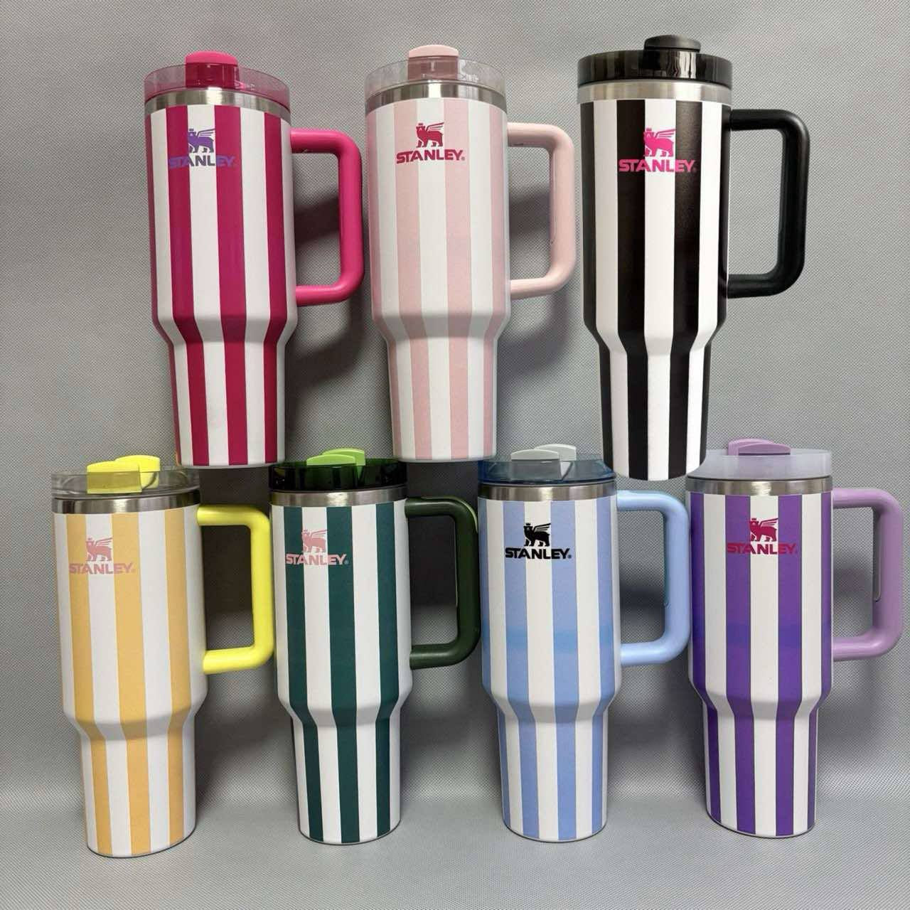40oz 5D Print Strap Stanley Tumbler - 20pcs