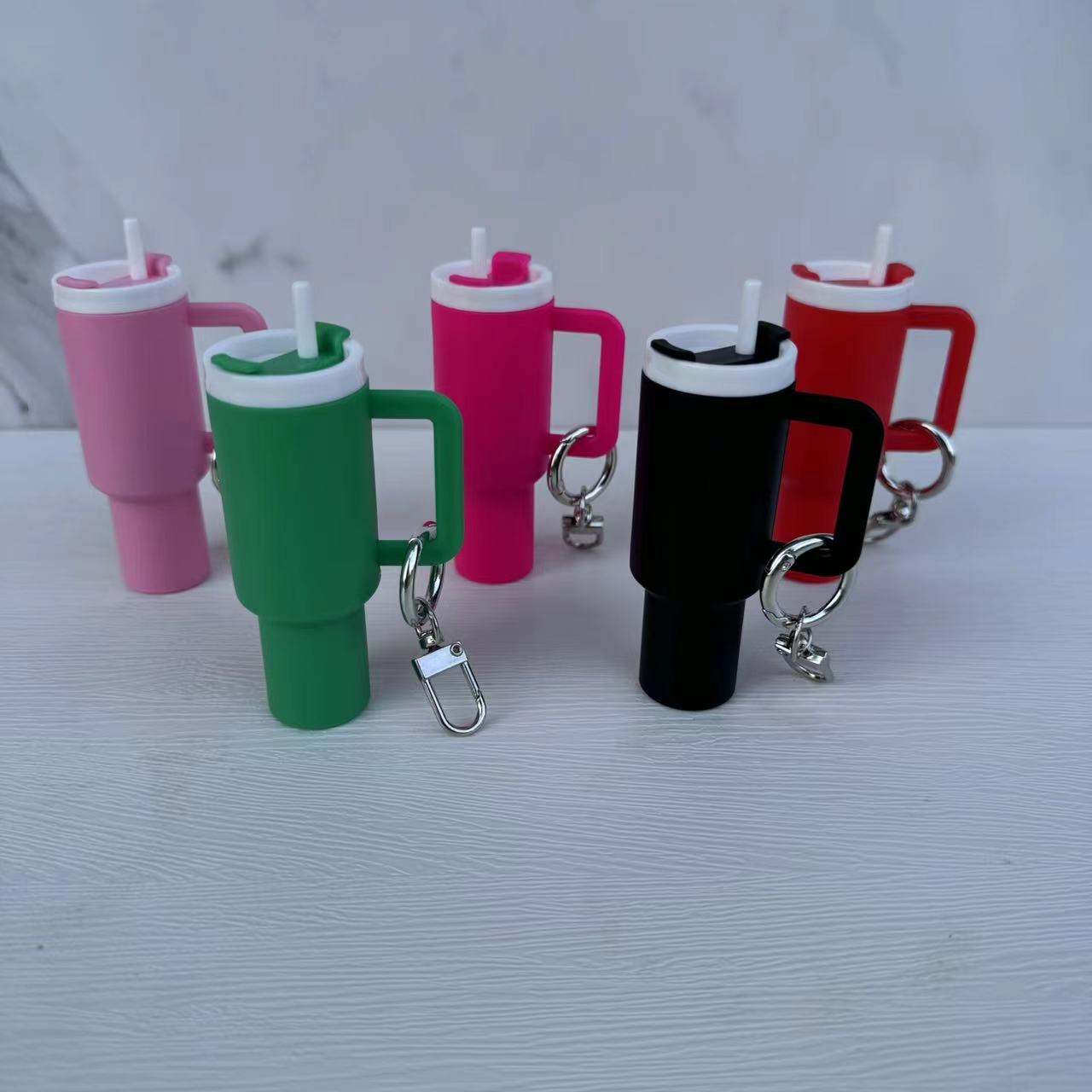 Wholesale Key Ring Stanley Cup Shape Keychains for Bags