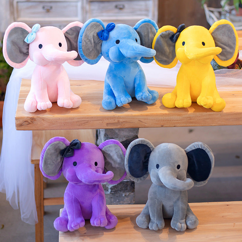 120pcs pack sublimation Cute elephants 25cm 9.8’’  plush toys elephant stuffed soft toys