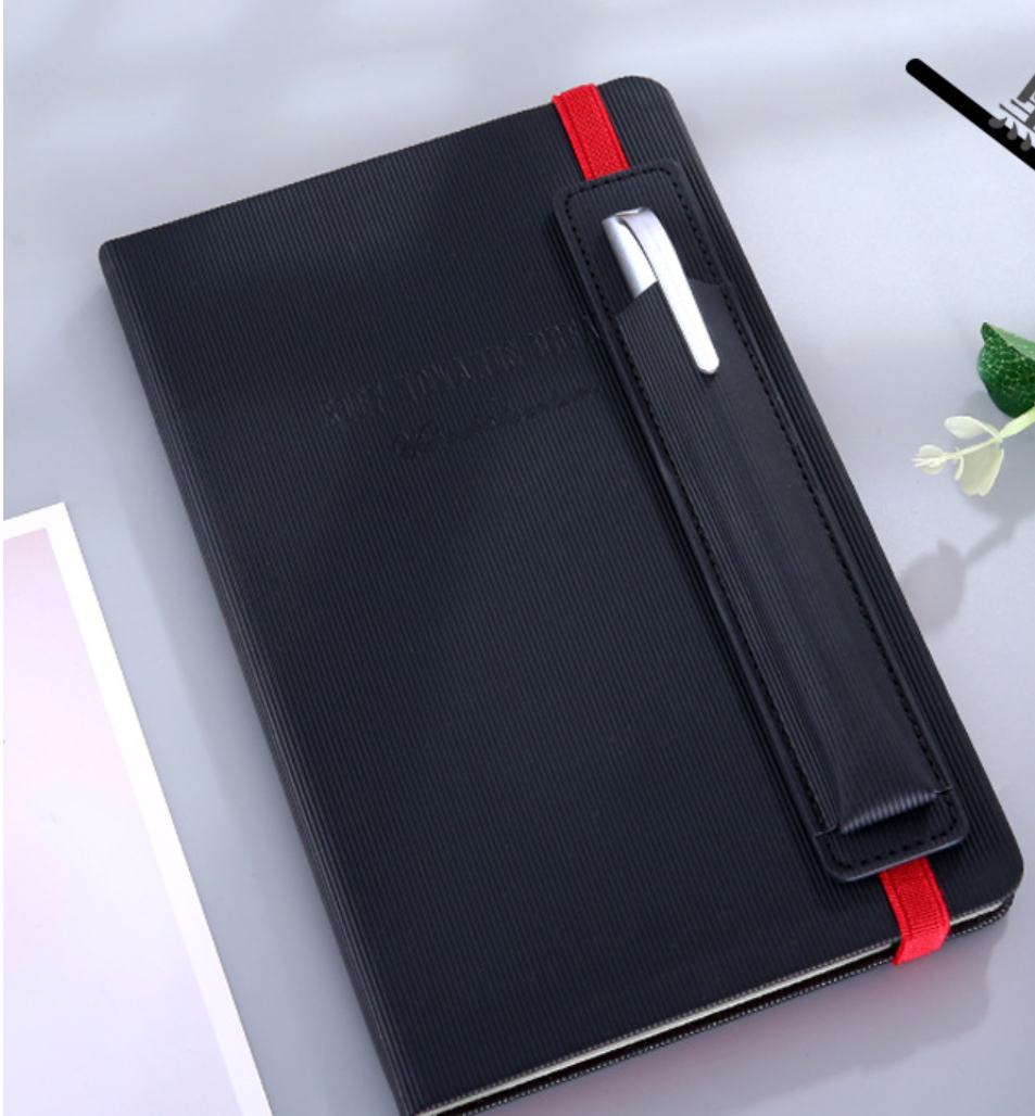 231packs Luxury A5 size 148mm*210mm notebook PU leather with pen holder