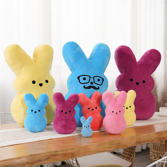 20CM Cute Animal Star Carrot Peep Bunny Easter Kawaii Room Rabbit Doll