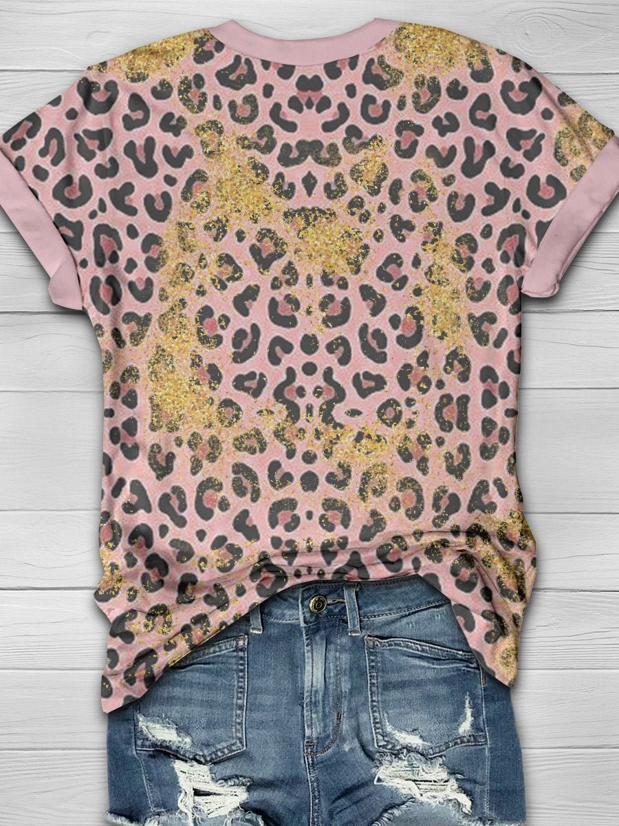 Amazon Hot Selling Customized Logo Leopard Print Bleach Shirts Sublimation Blank Bleach Tshirt