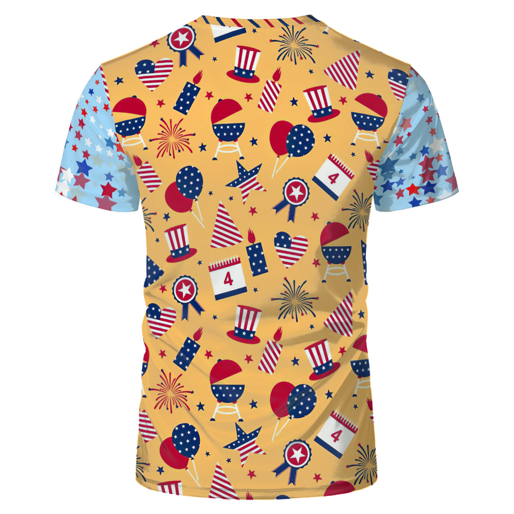 US Style unisex adults kids plain bleached t shirts 100% polyester bleach sublimation t shirt for sublimation printing