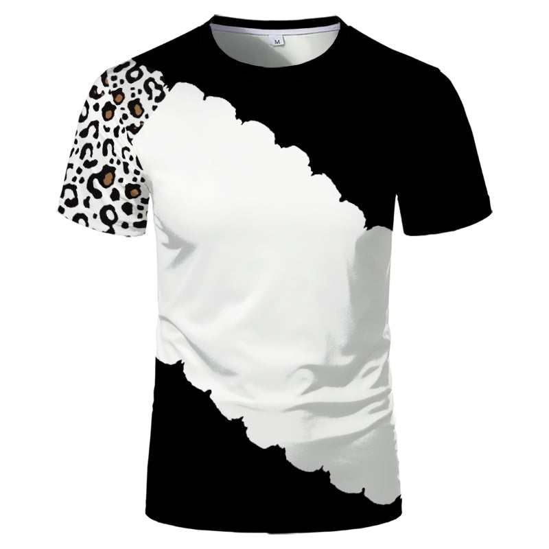 Wholesale US Oversize Men Shirts Sublimation Faux Bleached Tshirts Custom Print Polyester Tie Dye Sublimation Blank Shirt