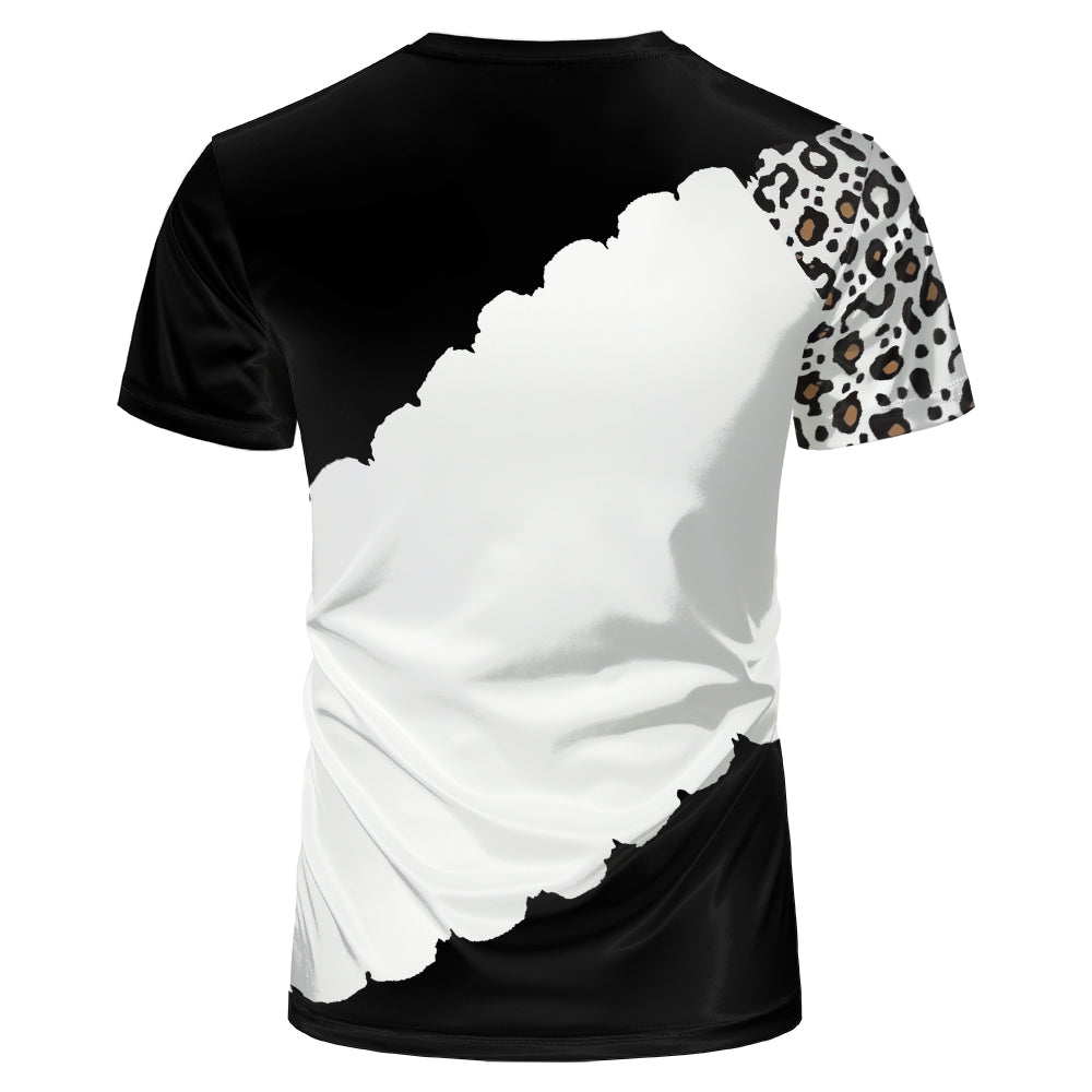 Wholesale US Oversize Men Shirts Sublimation Faux Bleached Tshirts Custom Print Polyester Tie Dye Sublimation Blank Shirt