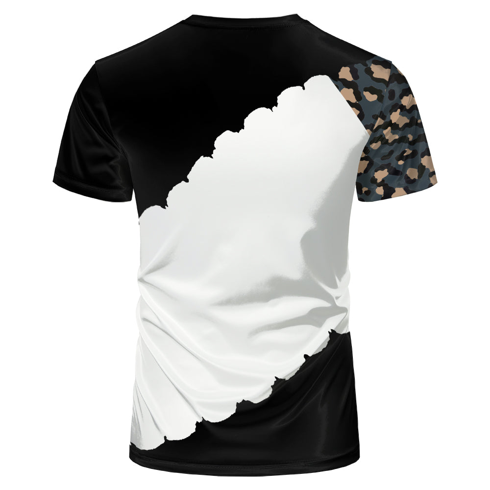 Wholesale US Oversize Men Shirts Sublimation Faux Bleached Tshirts Custom Print Polyester Tie Dye Sublimation Blank Shirt