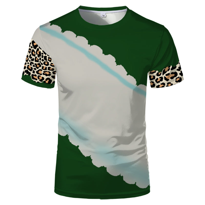 Wholesale US Oversize Men Shirts Sublimation Faux Bleached Tshirts Custom Print Polyester Tie Dye Sublimation Blank Shirt