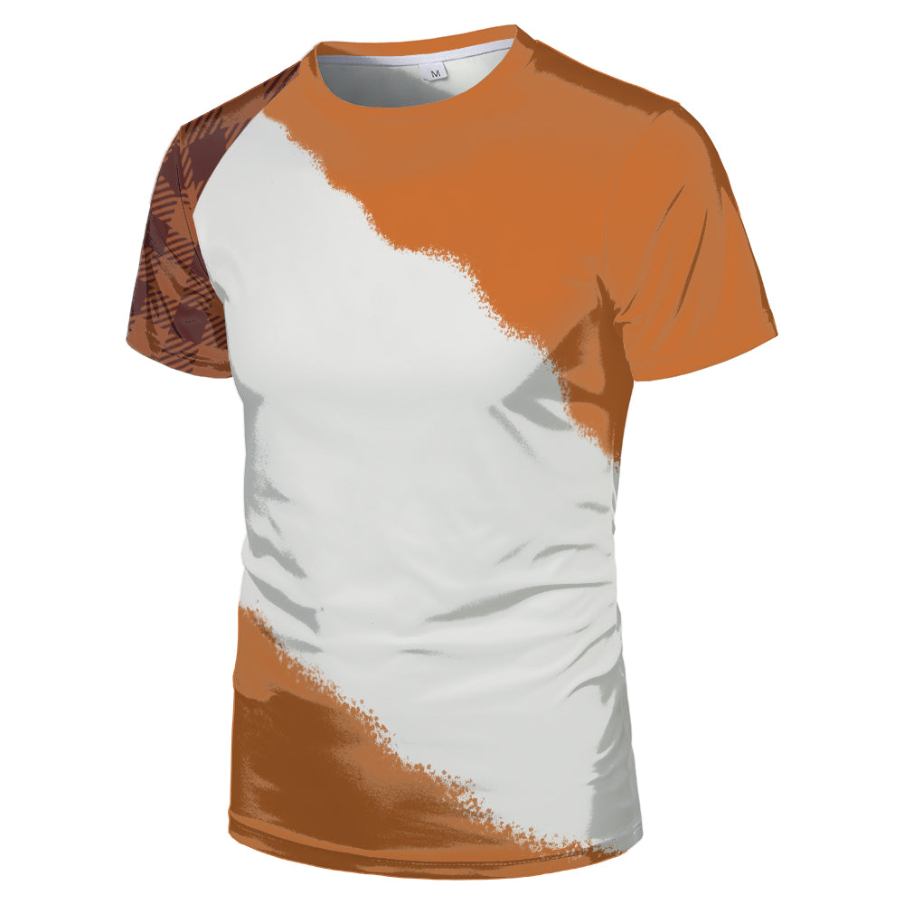 Wholesale US Oversize Men Shirts Sublimation Faux Bleached Tshirts Custom Print Polyester Tie Dye Sublimation Blank Shirt