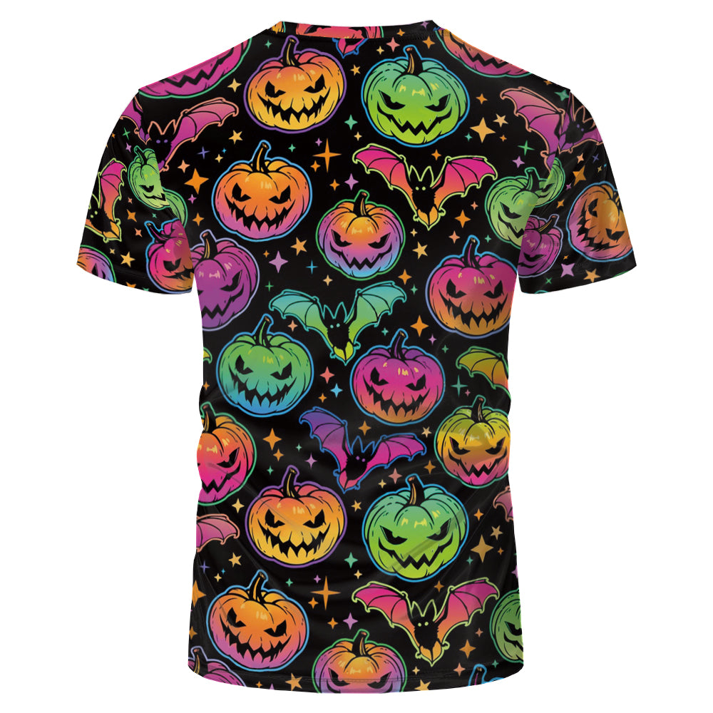 Halloween designs US size kids adults S- 6XL 100% olyester blanched sublimation shirts faux