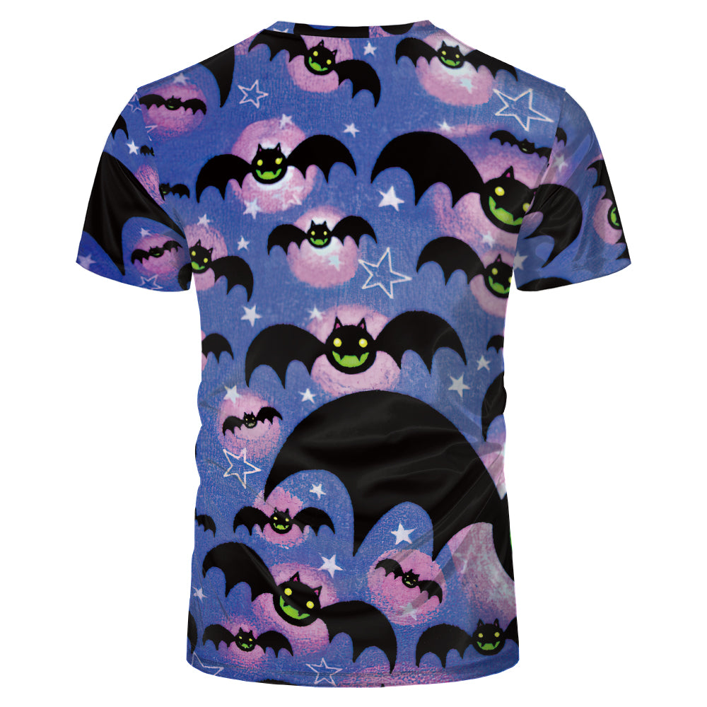 Halloween designs US size kids adults S- 6XL 100% olyester blanched sublimation shirts faux