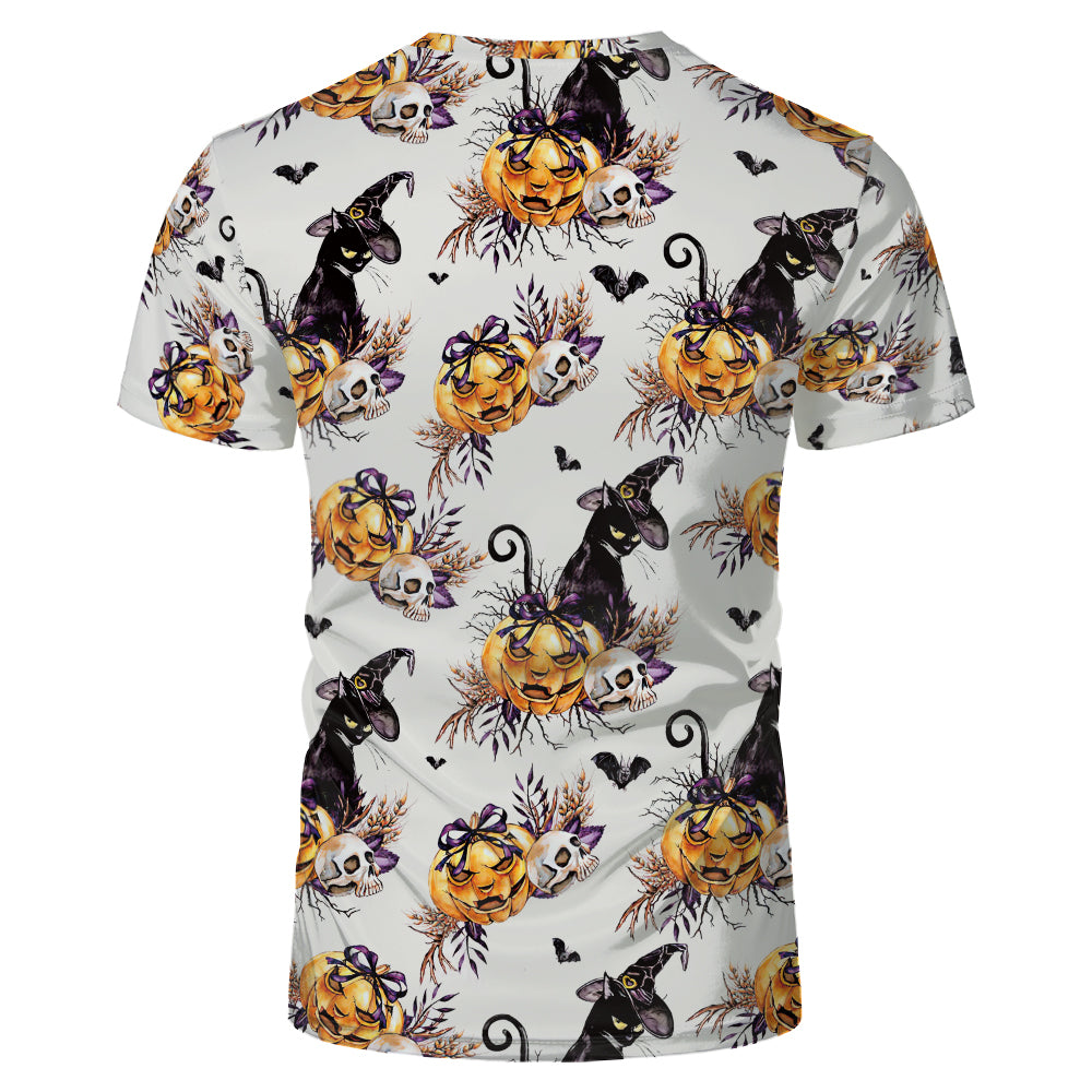 Halloween designs US size kids adults S- 6XL 100% olyester blanched sublimation shirts faux