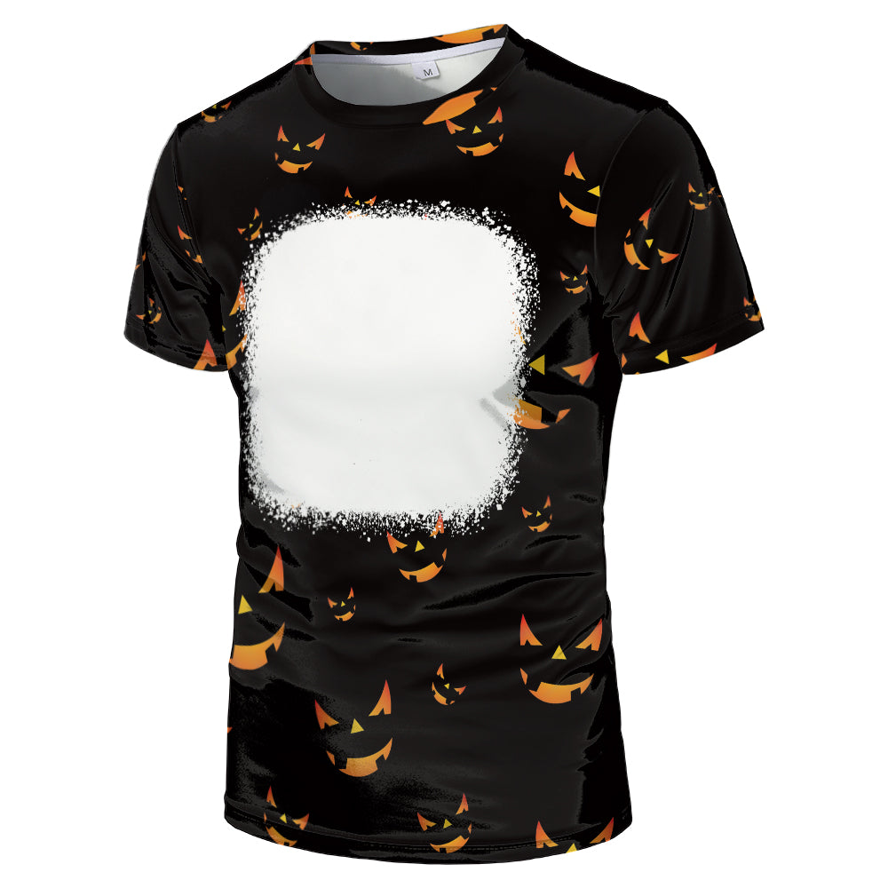 Halloween designs US size kids adults S- 6XL 100% olyester blanched sublimation shirts faux