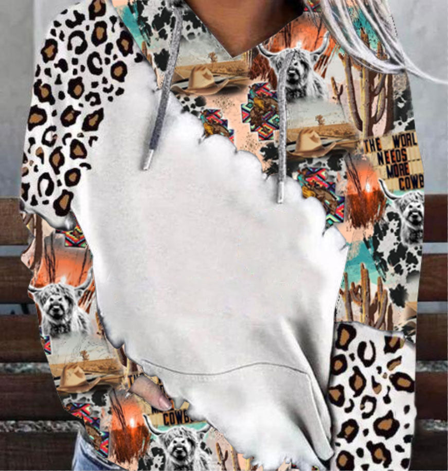 95%  polyester and 5% spandex bleached sublimation hoodies blank faux bleach hoody