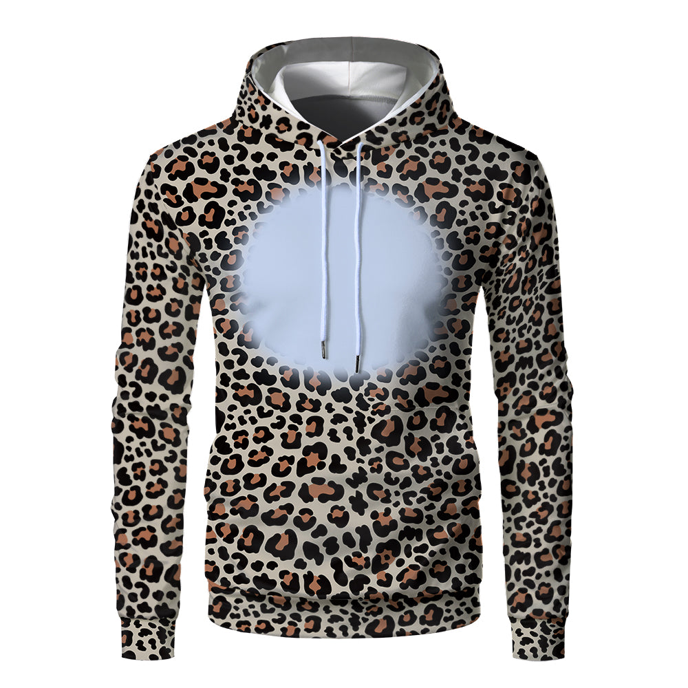 Custom Print Unisex Fleece Hooded Pullover Faux Bleach Polyester Bleached Look Sublimation Blanks Hoodies For Men and women