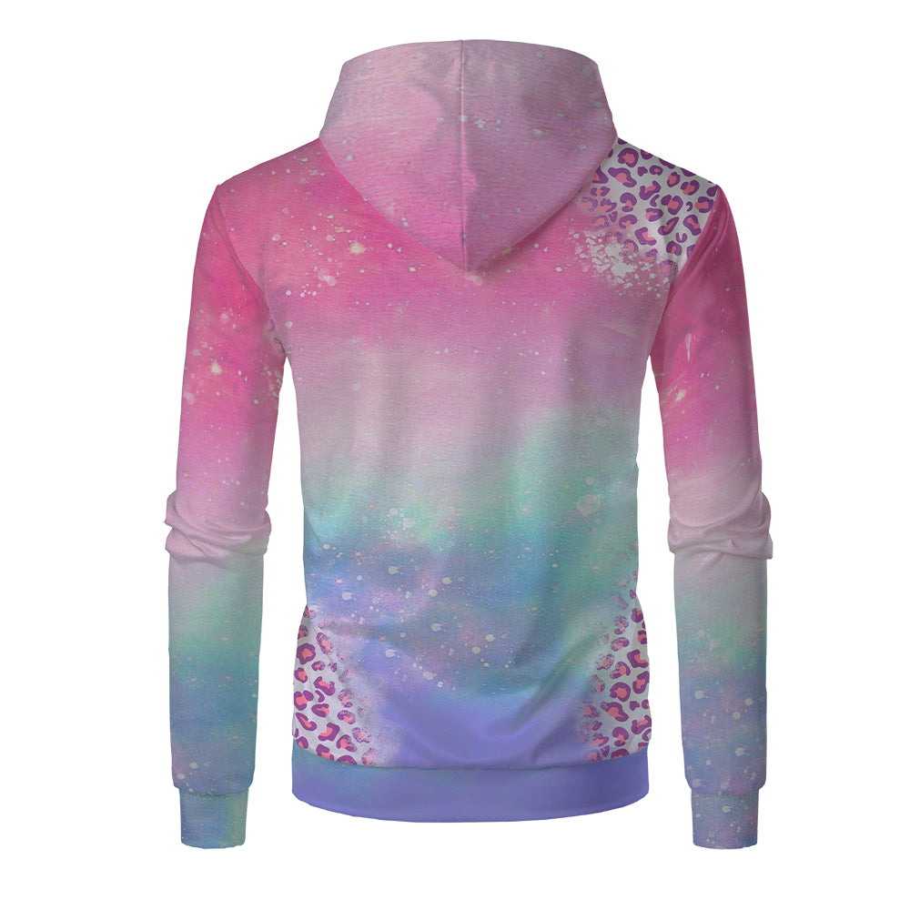 Custom Print Unisex Fleece Hooded Pullover Faux Bleach Polyester Bleached Look Sublimation Blanks Hoodies For Men and women