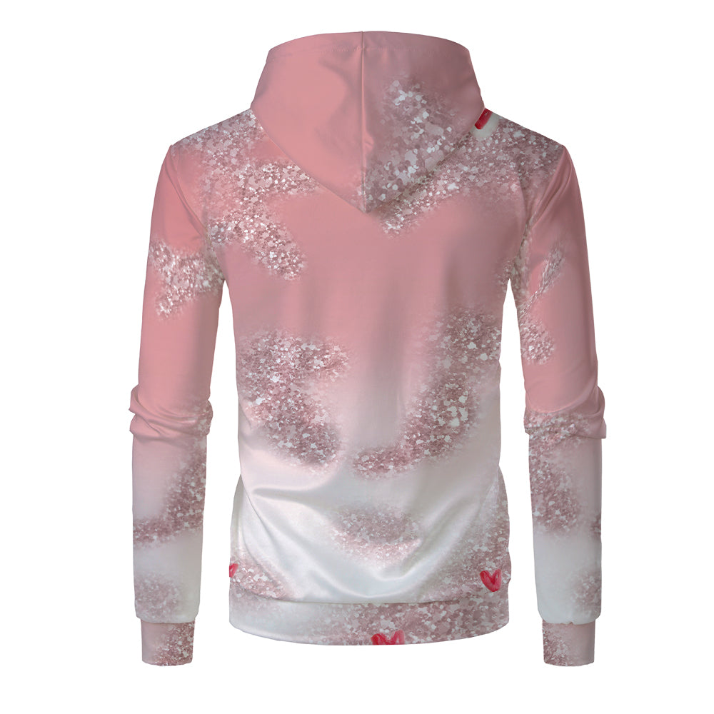 Custom Print Unisex Fleece Hooded Pullover Faux Bleach Polyester Bleached Look Sublimation Blanks Hoodies For Men and women