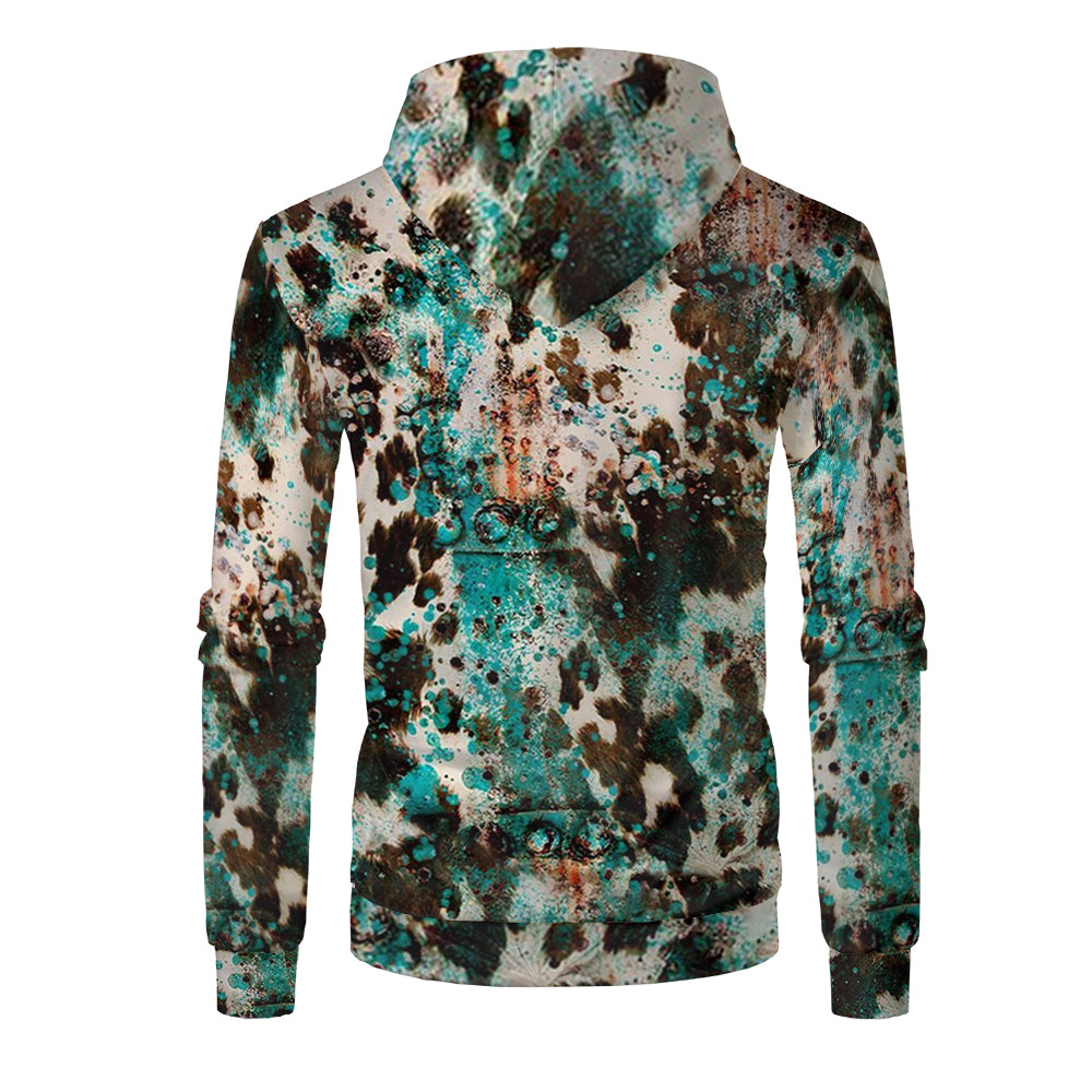 Custom Print Unisex Fleece Hooded Pullover Faux Bleach Polyester Bleached Look Sublimation Blanks Hoodies For Men and women